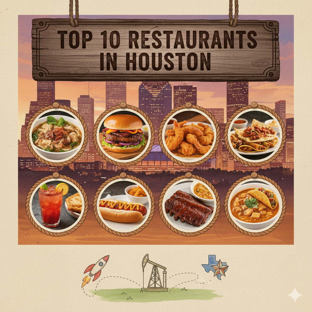 You are currently viewing Bayou City Brilliance: 10 Restaurants Defining Houston’s Culinary Scene